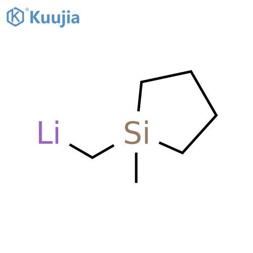 Lithium, [(1-methylsilacyclopent-1-yl)methyl]- structure