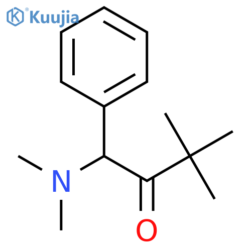 2-Butanone, 1-(dimethylamino)-3,3-dimethyl-1-phenyl- structure