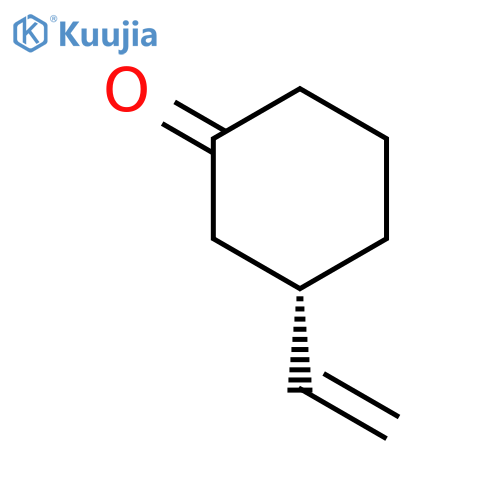 Cyclohexanone, 3-ethenyl-, (S)- structure