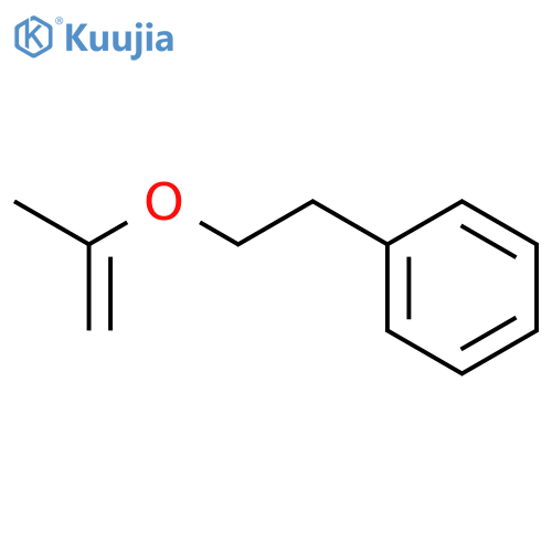Benzene, [2-[(1-methylethenyl)oxy]ethyl]- structure