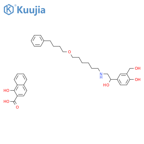 Salmeterol xinafoate structure