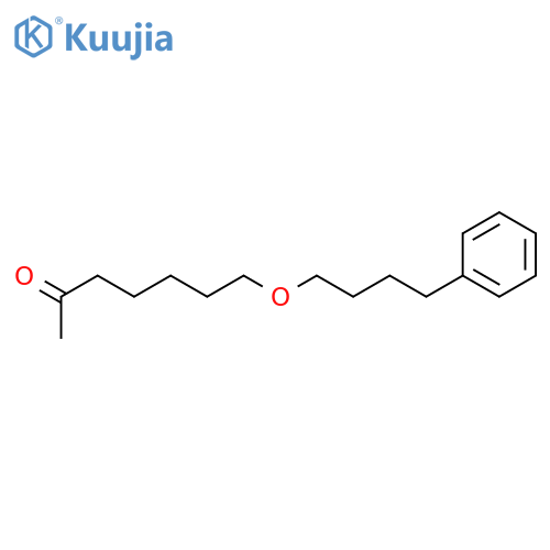 2-Heptanone, 7-(4-phenylbutoxy)- structure