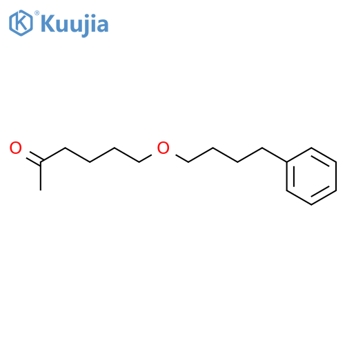 2-Hexanone, 6-(4-phenylbutoxy)- structure