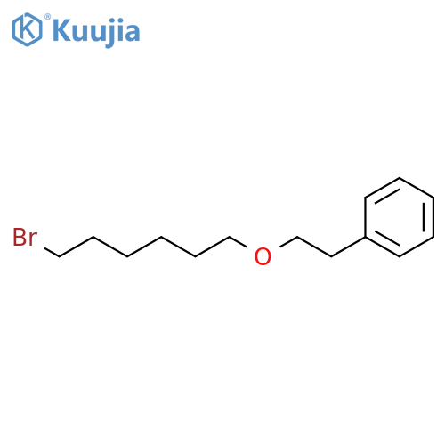 [2-[(6-Bromohexyl)oxy]ethyl]benzene structure