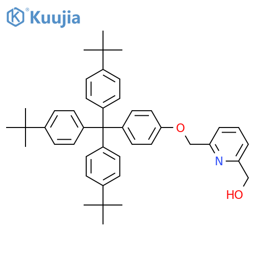 2-Pyridinemethanol, 6-[[4-[tris[4-(1,1-dimethylethyl)phenyl]methyl]phenoxy]methyl]- structure