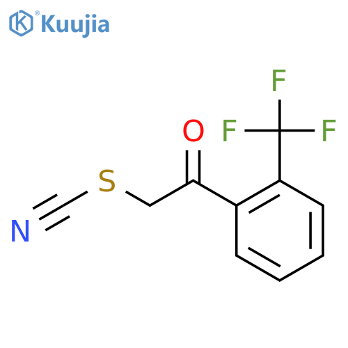 2-Trifluorophenacylthiocyanate structure