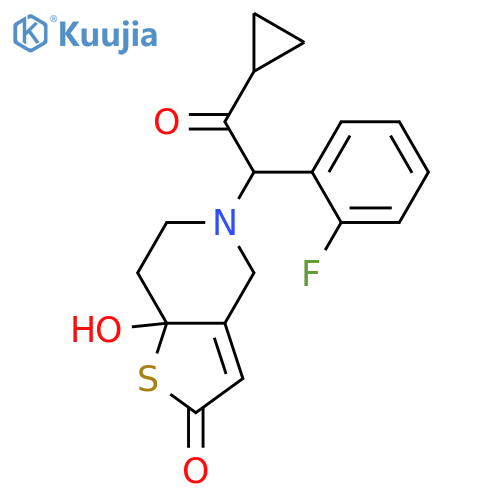 Prasugrel Hydroxy Thiolactone structure