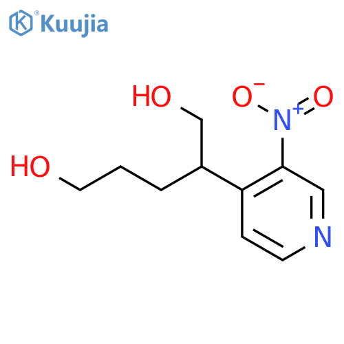 1,5-Pentanediol, 2-(3-nitro-4-pyridinyl)- structure