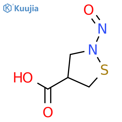 4-Isothiazolidinecarboxylic acid, 2-nitroso- structure