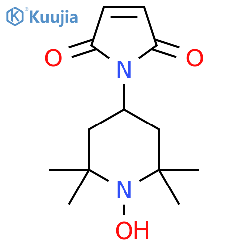 1-(1-Hydroxy-2,2,6,6-tetramethylpiperidin-4-yl)-1h-pyrrole-2,5-dione structure