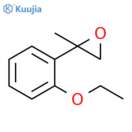 2-(2-ethoxyphenyl)-2-methyloxirane structure