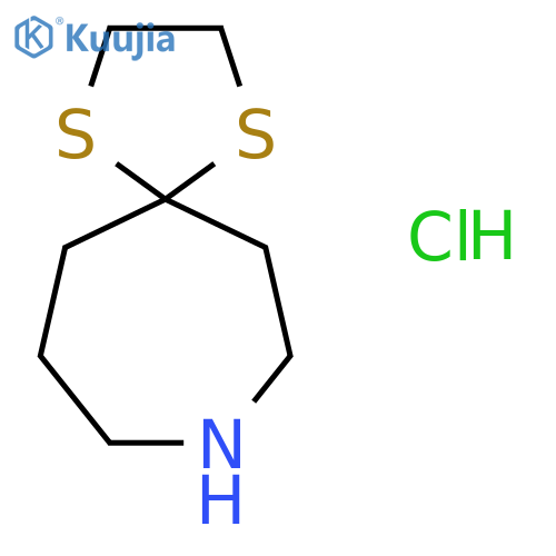 1,4-Dithia-8-azaspiro4.6undecane hydrochloride structure