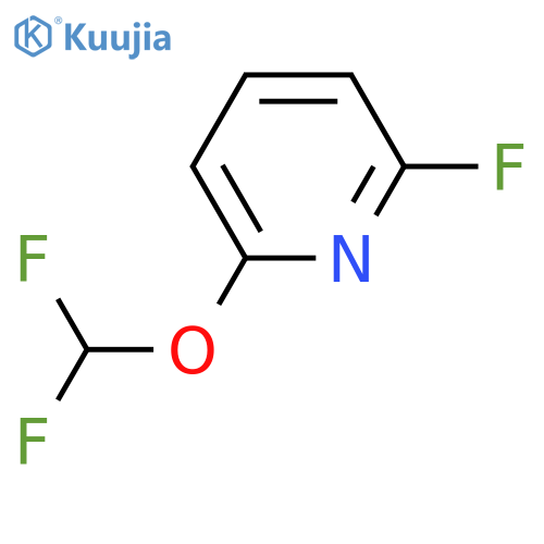 2-(Difluoromethoxy)-6-fluoropyridine structure