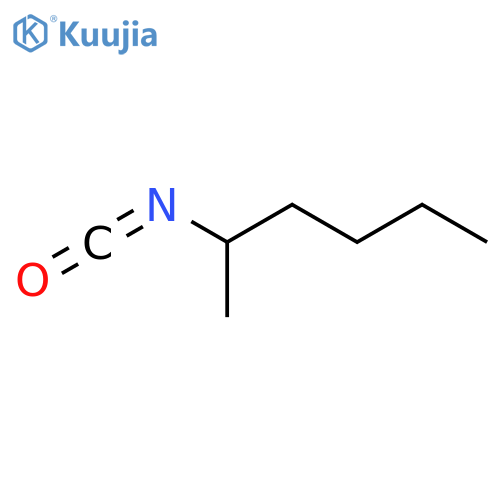 2-isocyanatohexane structure