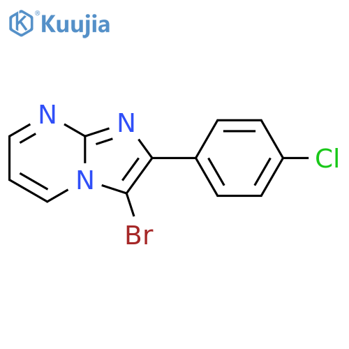 3-Bromo-2-(4-chlorophenyl)imidazo[1,2-a]pyrimidine structure