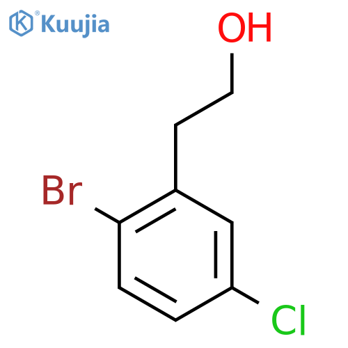 2-(2-bromo-5-chlorophenyl)ethan-1-ol structure
