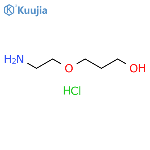 3-(2-Aminoethoxy)propan-1-ol hydrochloride structure