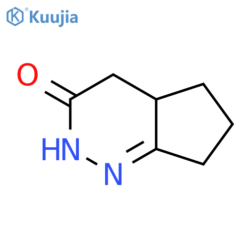 2,4,4a,5,6,7-Hexahydro-3H-cyclopenta(c)pyridazin-3-one structure