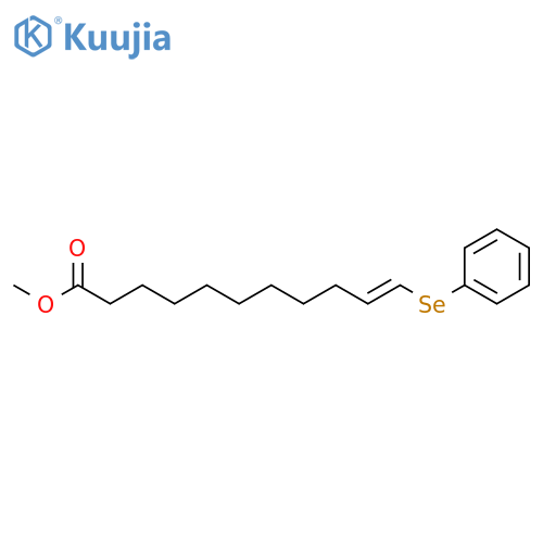 10-Undecenoic acid, 11-(phenylseleno)-, methyl ester structure