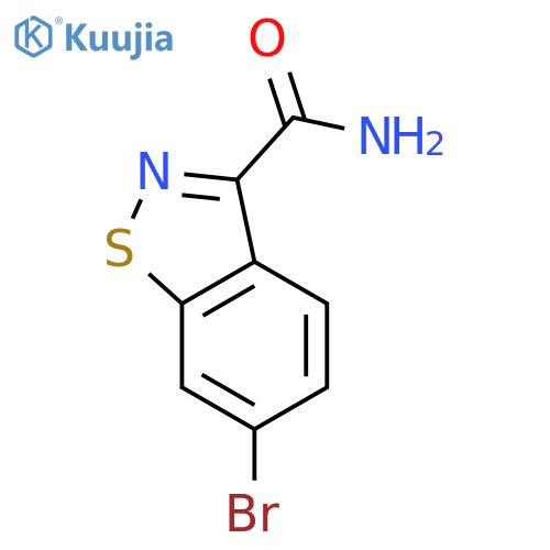 6-Bromobenzodisothiazole-3-carboxamide structure