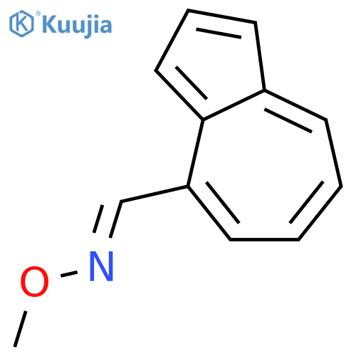 4-Azulenecarboxaldehyde, O-methyloxime structure