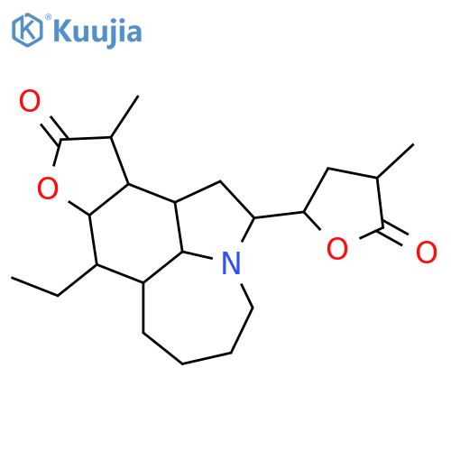 Tuberostemonine; 1,11,15,18,20-Pentaepimer structure