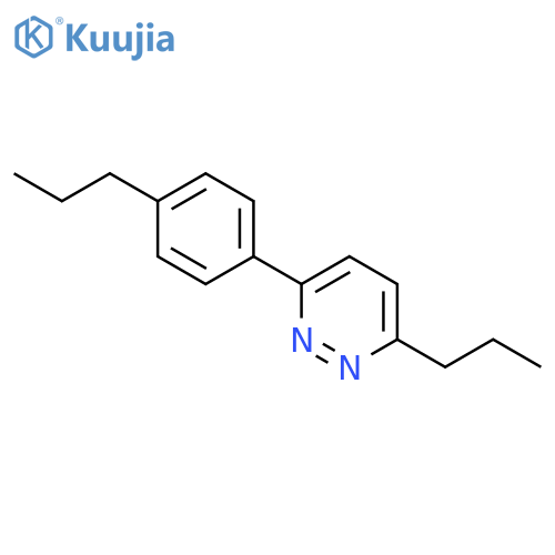 Pyridazine, 3-propyl-6-(4-propylphenyl)- structure