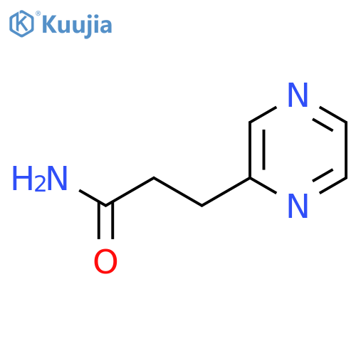 Pyrazinepropanamide structure