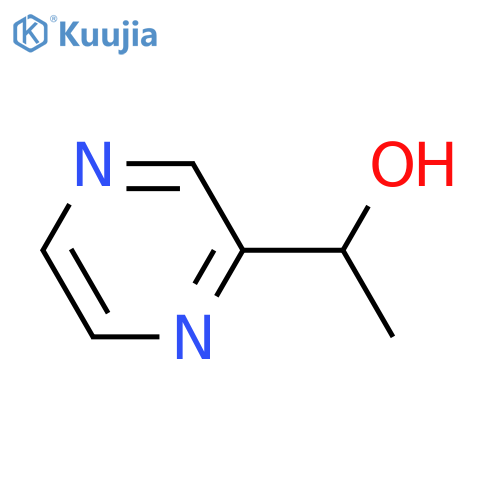 1-(pyrazin-2-yl)ethan-1-ol structure