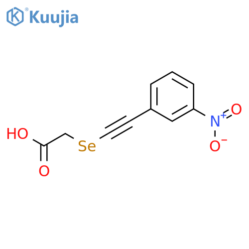 Acetic acid, [[(3-nitrophenyl)ethynyl]seleno]- structure