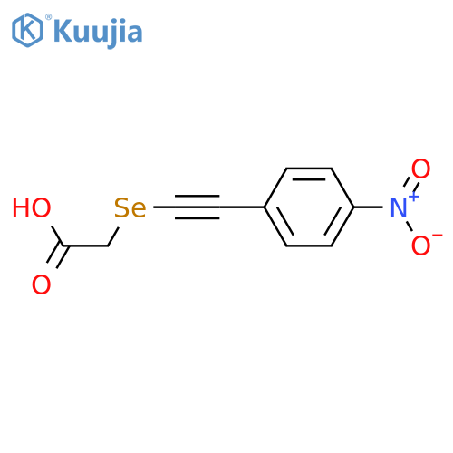Acetic acid, [[(4-nitrophenyl)ethynyl]seleno]- structure