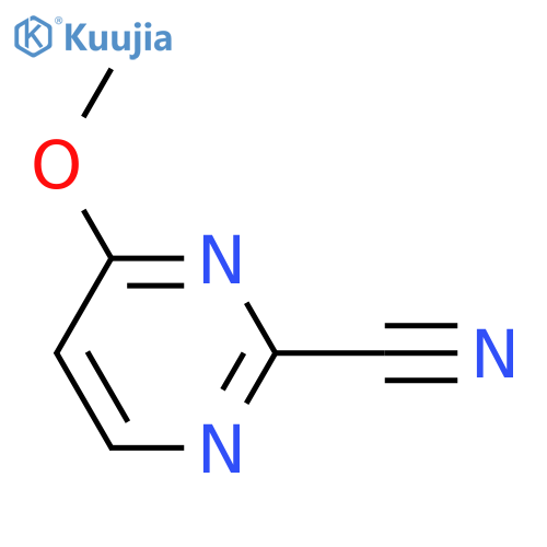 4-methoxypyrimidine-2-carbonitrile structure