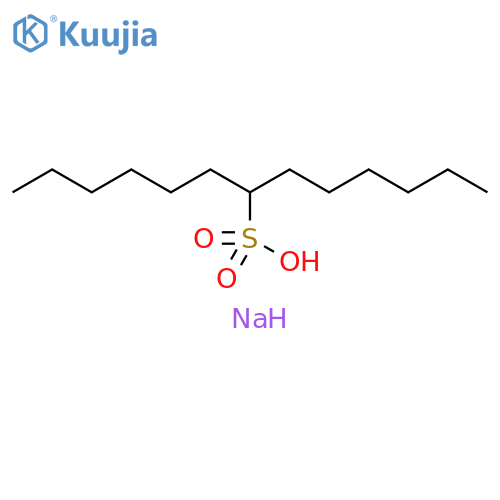 7-Tridecanesulfonic acid, sodium salt (1:1) structure