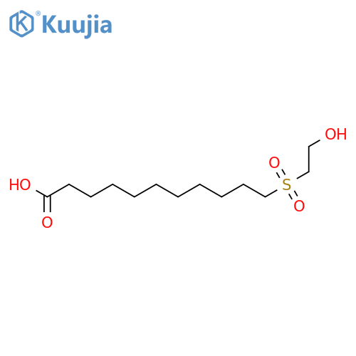 Undecanoic acid, 11-[(2-hydroxyethyl)sulfonyl]- structure