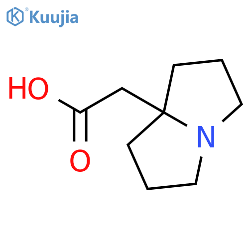 2-(hexahydro-1H-pyrrolizin-7a-yl)acetic acid structure