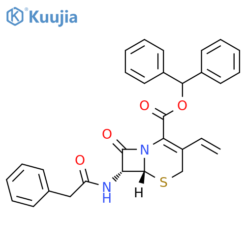 (6R-trans)-3-Ethenyl-8-oxo-7-(phenylacetyl)amino-5-thia-1-azabicyclo4.2.0oct-2-ene-2-carboxylic Acid Diphenylmethyl Ester structure