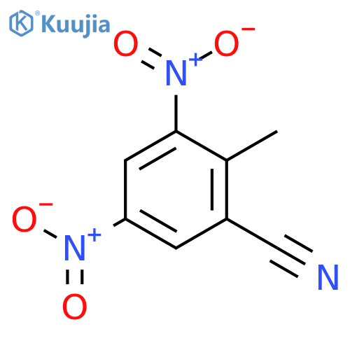 2-Methyl-3,5-dinitrobenzonitrile structure