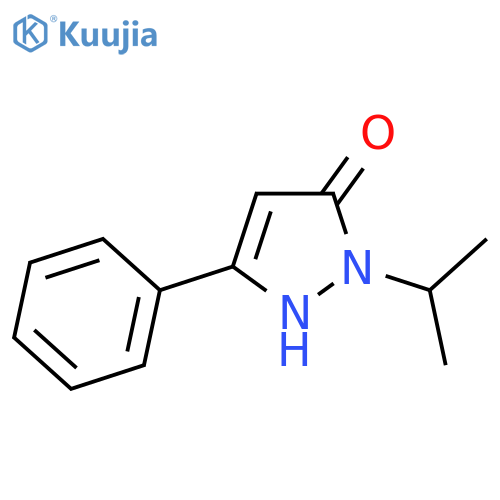 1-isopropyl-3-phenyl-1H-pyrazol-5-ol structure