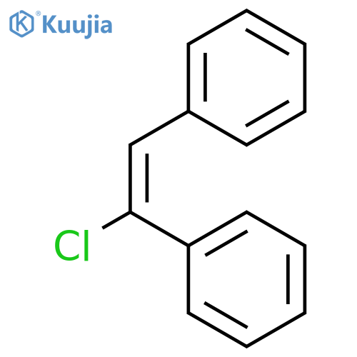 1,1'-[(Z)-1-chloroethene-1,2-diyl]dibenzene structure