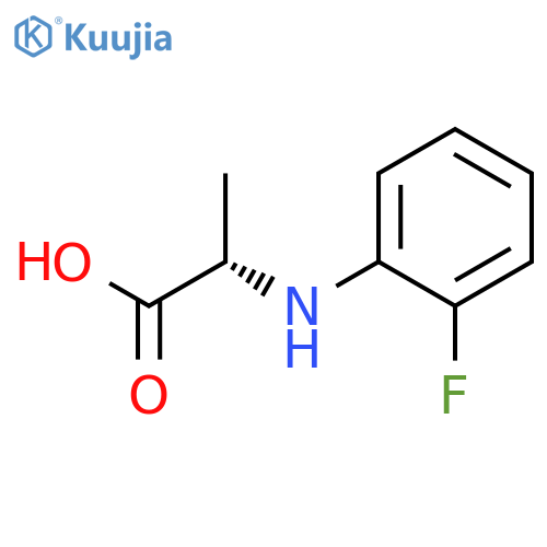N-(2-FLUOROPHENYL)ALANINE structure