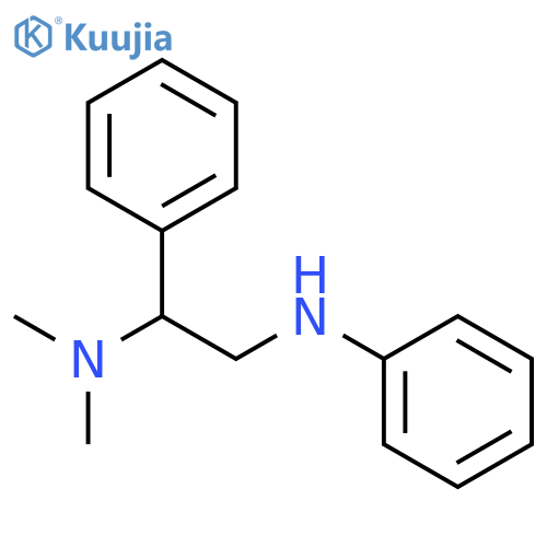 1,2-Ethanediamine, N1,N1-dimethyl-N2,1-diphenyl- structure