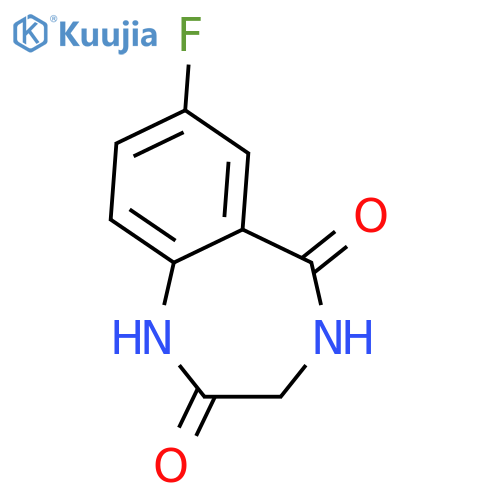 7-Fluoro-3,4-dihydro-1H-benzoE1,4diazepine-2,5-dione structure