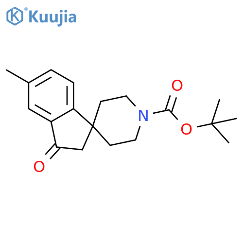 tert-Butyl 5-methyl-3-oxo-2,3-dihydrospiro[indene-1,4'-piperidine]-1'-carboxylate structure