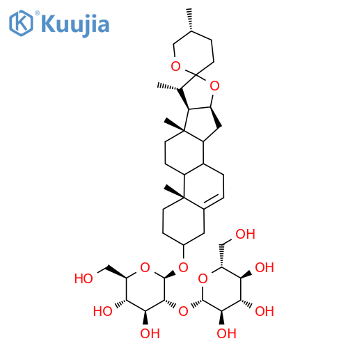 (2S,3R,4S,5S,6R)-2-[(2R,3R,4S,5S,6R)-4,5-Dihydroxy-6-(hydroxymethyl)-2-[(4S,5'R,7S,8R,9S,13R)-5',7,9,13-tetramethylspiro[5-oxapentacyclo[10.8.0.02,9.04,8.013,18]icos-18-ene-6,2'-oxane]-16-yl]oxyoxan-3-yl]oxy-6-(hydroxymethyl)oxane-3,4,5-triol structure