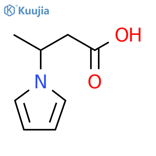 3-(1H-pyrrol-1-yl)butanoic acid structure