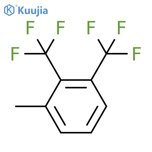 Benzene, 1-methyl-2,3-bis(trifluoromethyl)- structure
