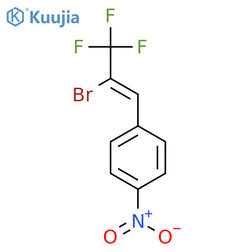 Benzene, 1-(2-bromo-3,3,3-trifluoro-1-propenyl)-4-nitro- structure