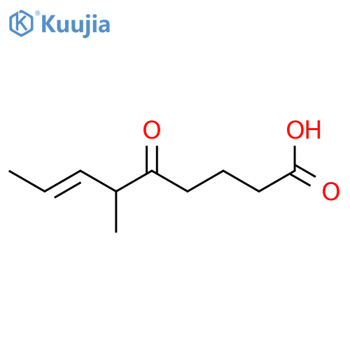7-Nonenoic acid, 6-methyl-5-oxo-, (E)- structure