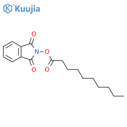1,3-dioxo-2,3-dihydro-1H-isoindol-2-yl decanoate structure