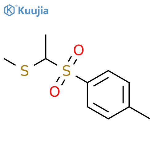 Benzene, 1-methyl-4-[[1-(methylthio)ethyl]sulfonyl]- structure